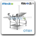 Mesa de Examen de Ginecología Portátil para Hospital de Acero Inoxidable OT001